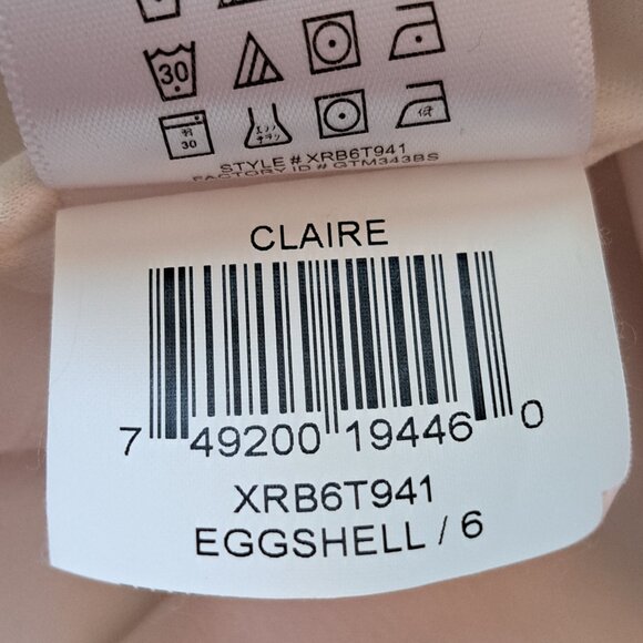 MAX & CLEO Claire dress Sz 6 LACE & BIG velvet SHOULDER BOW FORMAL PROM CHIC WOW - Picture 8 of 10